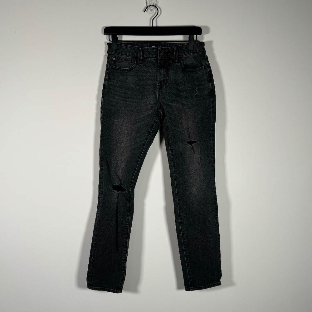 Aeropostale Super Skinny Distressed Stretch Denim Jeans